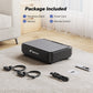 Fitnessniches vibration plate exercise machine with user standing on it, showcasing its design and functionality.