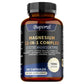 Fitnessniches Magnesium 12-in-1 Complex supplement bottle with label showcasing ingredients and product details.