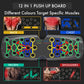 Push-up board set by Fitnessniches featuring colorful design and multiple grip positions for effective workouts.