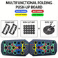 Fitnessniches push-up board set with color-coded hand placement for varied workouts and improved strength training.