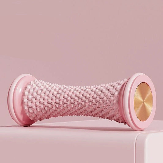 Ergonomic Foot Roller Massager by Fitnessniches with textured rollers designed for foot relaxation and tension relief.