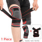 Nylon sport knee brace by Fitnessniches, featuring a supportive design suitable for athletic activities.