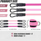 Ankle straps resistance bands from Fitnessniches, showcasing durable straps with adjustable hooks for leg workouts.