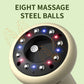 USB rechargeable abdominal massager by Fitnessniches with ergonomic design and control buttons visible in the image.