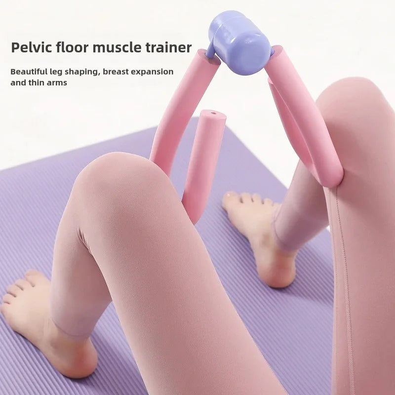 Inner Thigh Trainer by Fitnessniches, showing a compact design with padded grips and resistance bands for effective workouts.