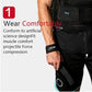 Fitnessniches weightlifting wrist straps in black with reinforced stitching for secure grip during workouts.