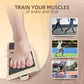 Wooden non-slip wobble balance board by Fitnessniches, featuring a smooth surface and curved base for stability training.
