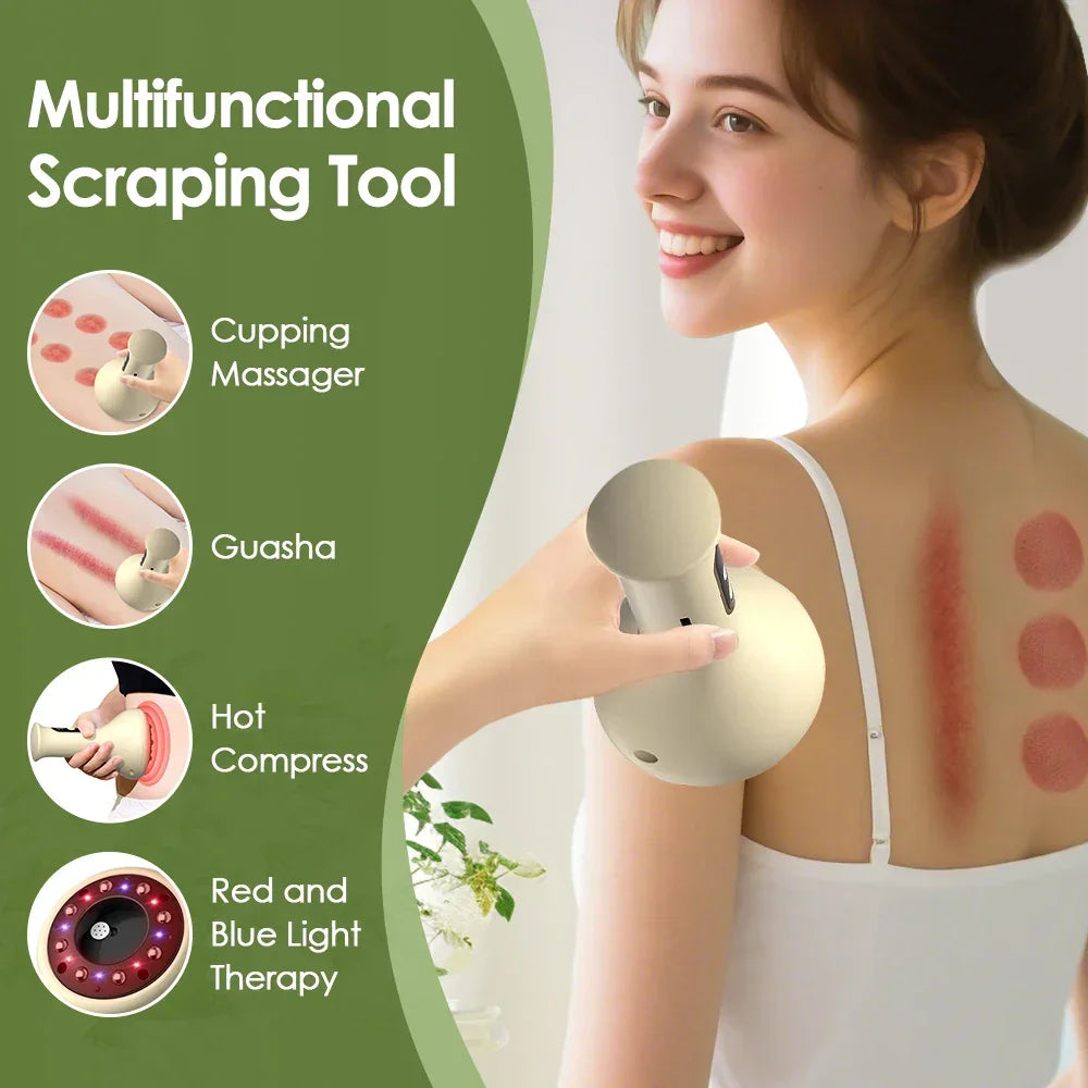USB rechargeable abdominal massager by Fitnessniches with ergonomic design and soothing massage pads.