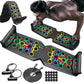 Fitnessniches push-up board set featuring color-coded positions for varied workouts and enhanced strength training.