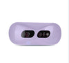 Fitnessniches rechargeable waist slimming belt shown on a model, highlighting its sleek design and adjustable fit.