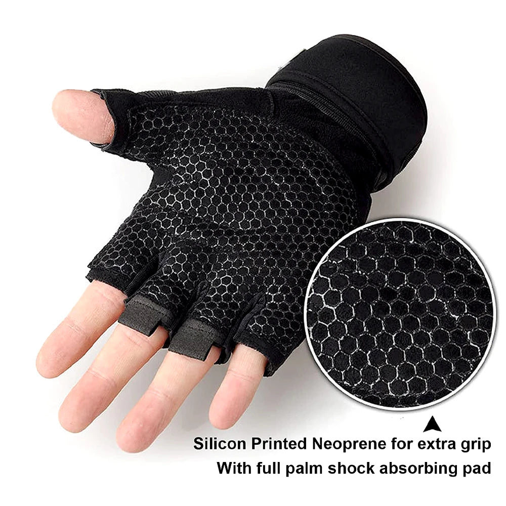 Premium anti-slip workout gloves by Fitnessniches with a textured grip and breathable fabric for enhanced comfort.