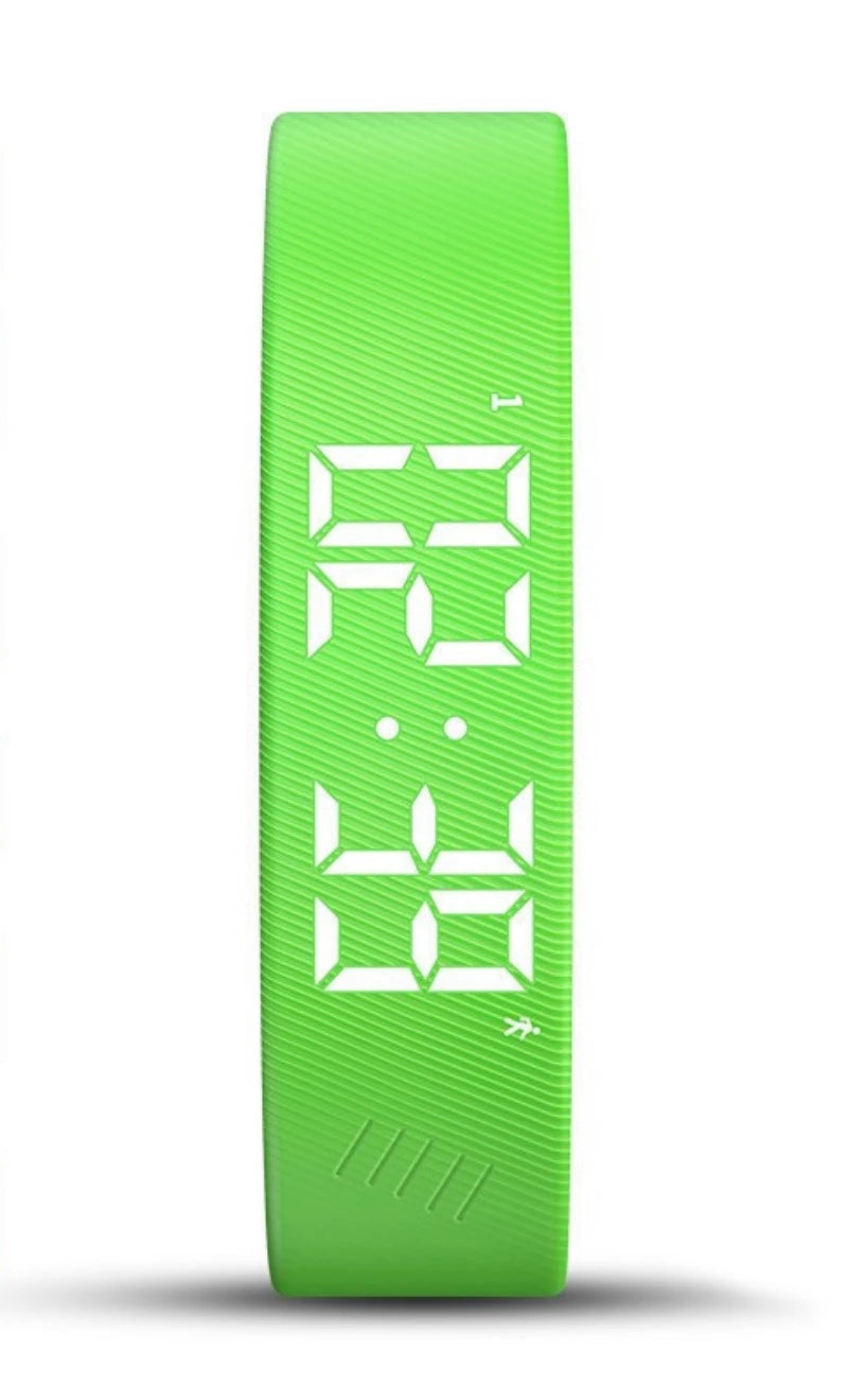Fitnessniches Smart Bracelet with LED digital display showcasing fitness tracking features and sleek design.
