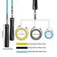 Professional weighted jump rope by Fitnessniches with adjustable handles and thick, durable rope for effective workouts.