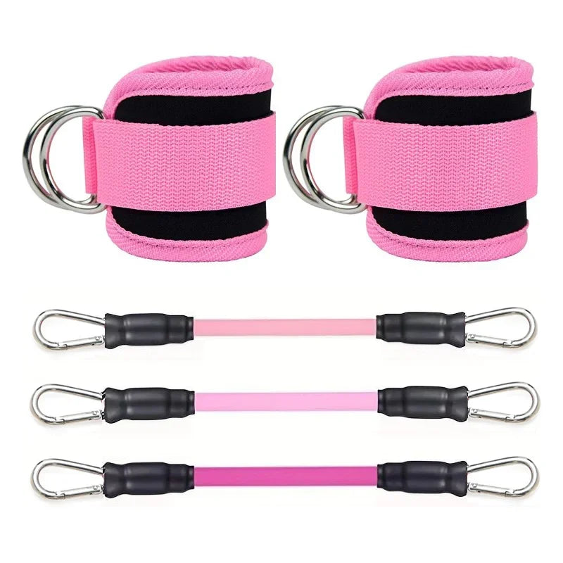 Ankle straps resistance bands by Fitnessniches, featuring durable straps for leg and glute workouts.