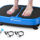 Whole Body Vibration Plate Machine by Fitnessniches, featuring a sleek design with control panel and textured platform.